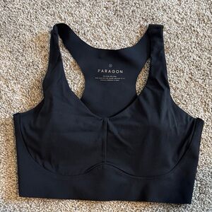 PARAGON Black Sports Bra sz medium